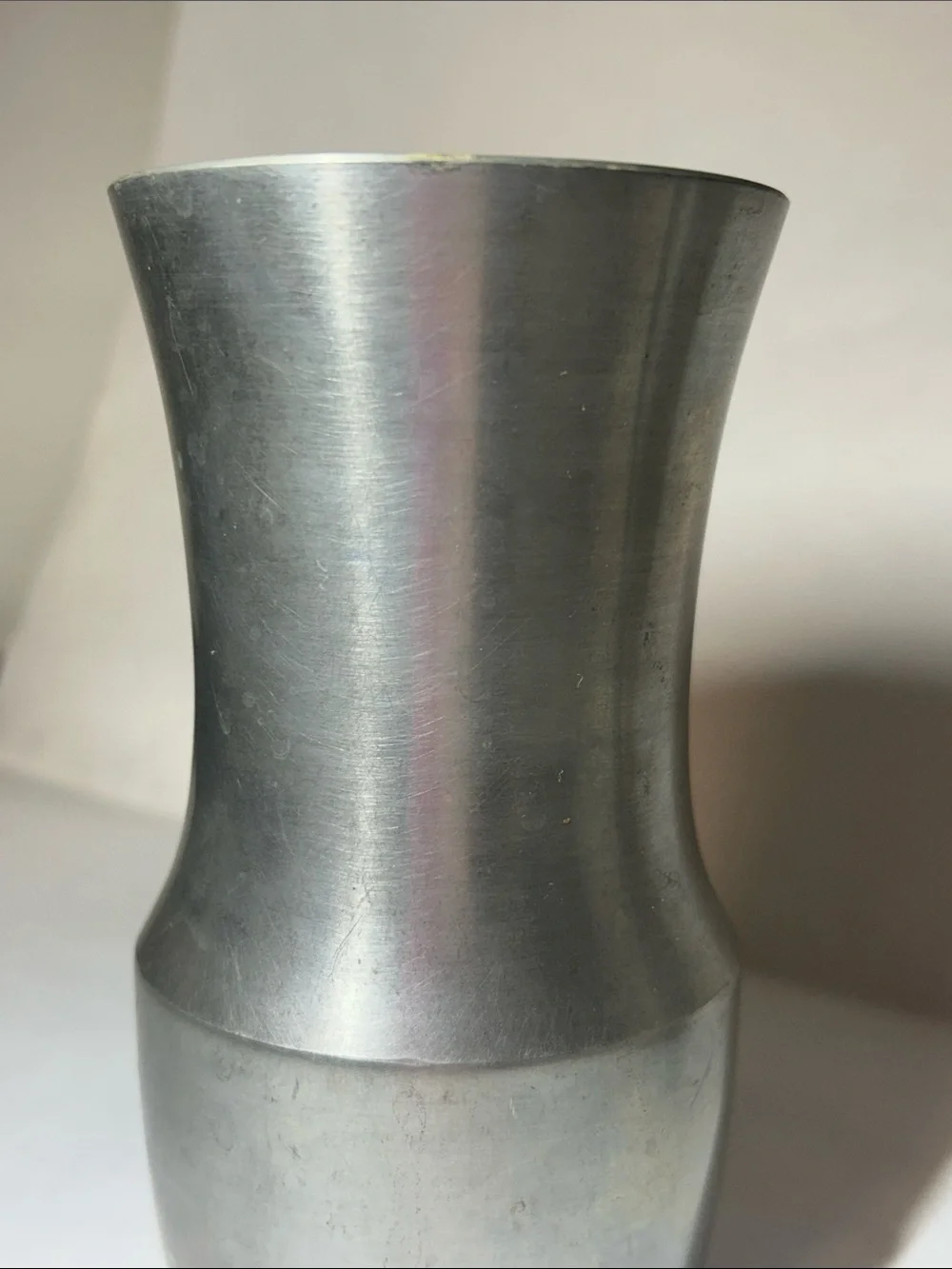 Towle Newburyport Pewter Small Pitcher / Creamer (Model 8644) & goblet